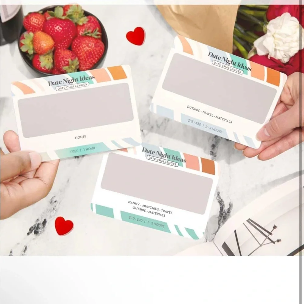 Date Night Ideas Scratch Off Cards - Picture 3 of 6